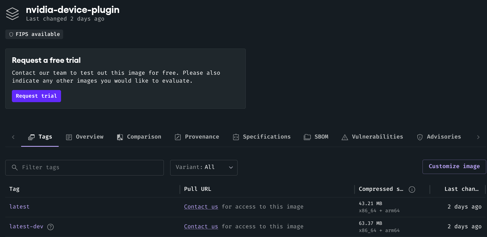 Chainguard dev container image