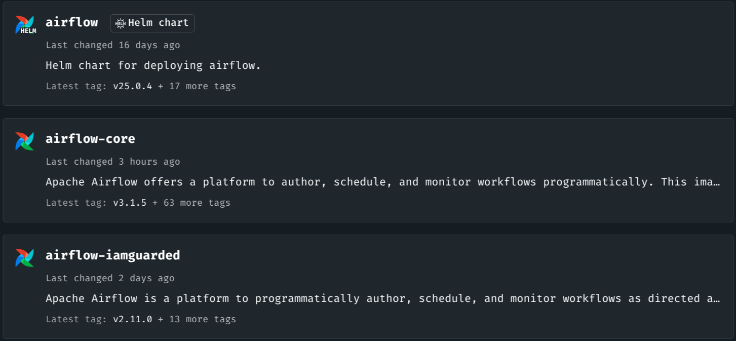 Chainguard library iamguarded container image